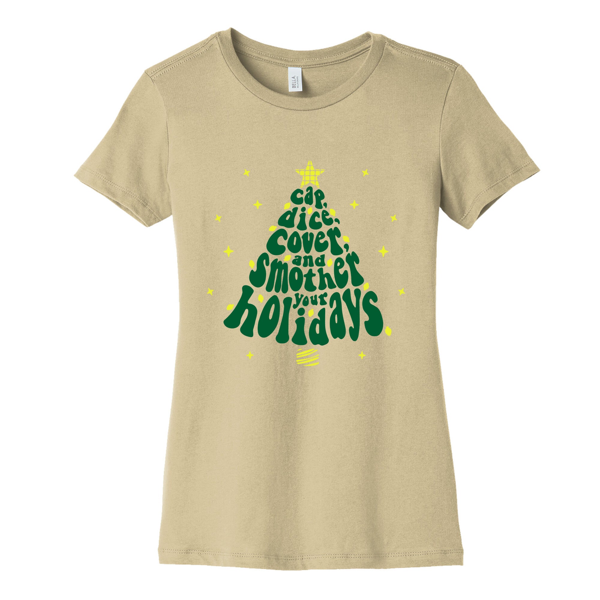 Waffle House Christmas Womens Cotton Tee